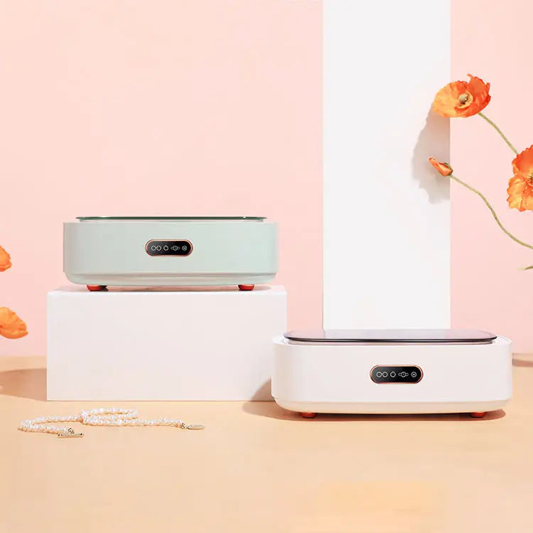 Ultrasonic Automatic Glasses Cleaner Ultrasonic Cleaning Machine Portable Glasses Cleaner for Glasses Jewelry