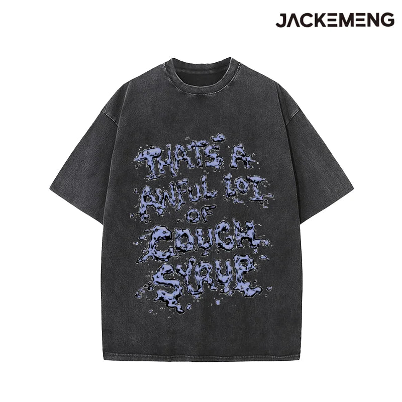 Oversized Vintage Grunge Streetwear Print Tshirt USA Stock Wholesale Y2K Casual Tee