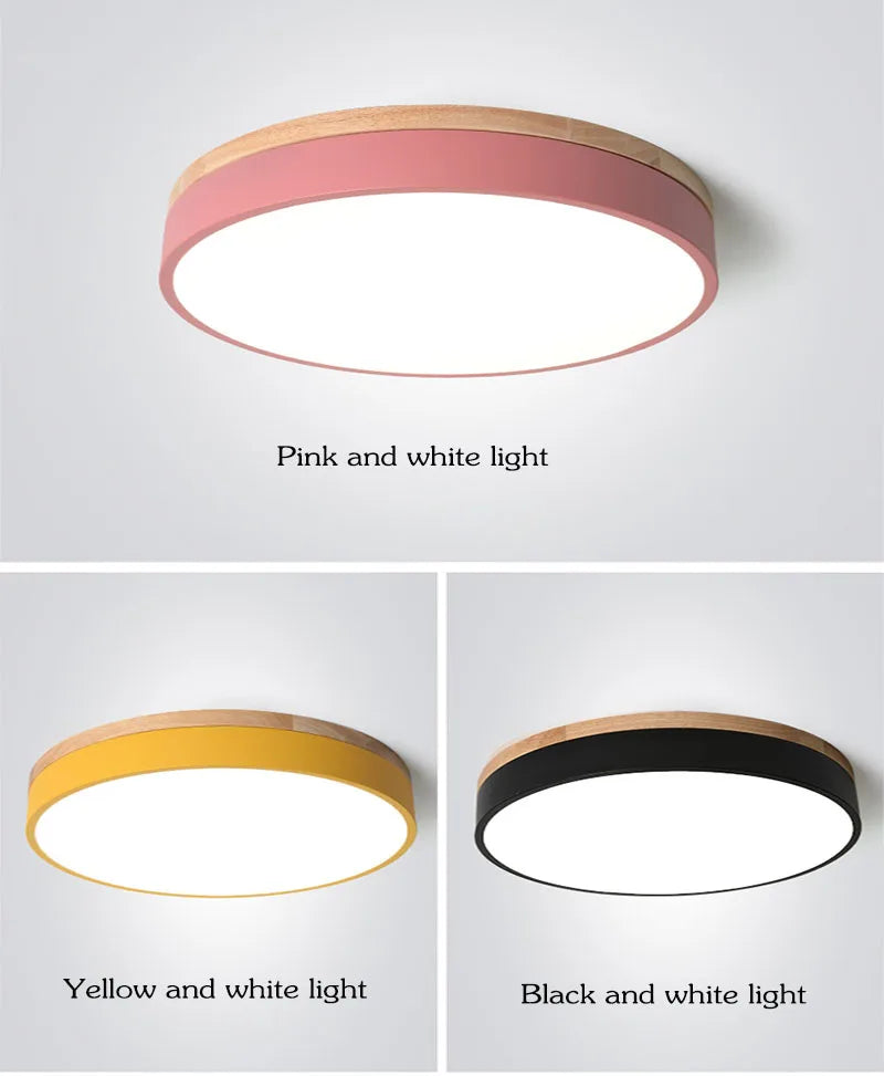 LED Ceiling Lamp Indoor 24W 36W 48W for Living Room Bedroom Corridor Lighting Cold/ Warm White Natural Light Fixtures