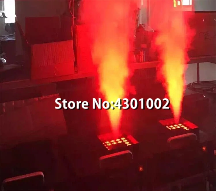 High Power DJ Stage Smoke Machine 24x9W RGB 3in1 Led 1500W Fog Machine DMX Remote Vertical Fogger for Disco Music Party Wedding