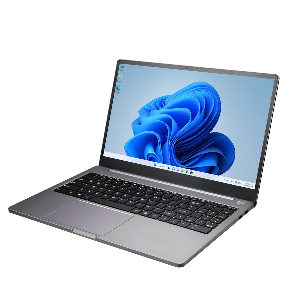 New Premium Metal 15.6" Business Laptop Intel I7-1195G7 16G RAM 512G SSD Full Function Type-C PD 65W Fast Charging English