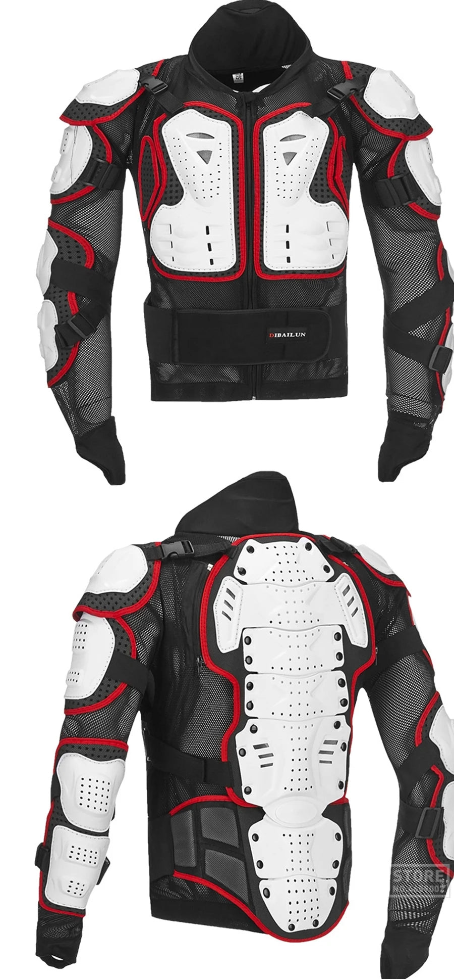 HEROBIKER Motorcycle Jacket Men Full Body Armor Motorcycle Motocross Racing Moto Armor Riding Motorbike Protection Size S-5XL