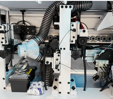 MingD MD-EM1 Fully Automatic Mini Edge Banding Machine for MDF Production Woodworking Features Gluing Cleaning Buffing Used