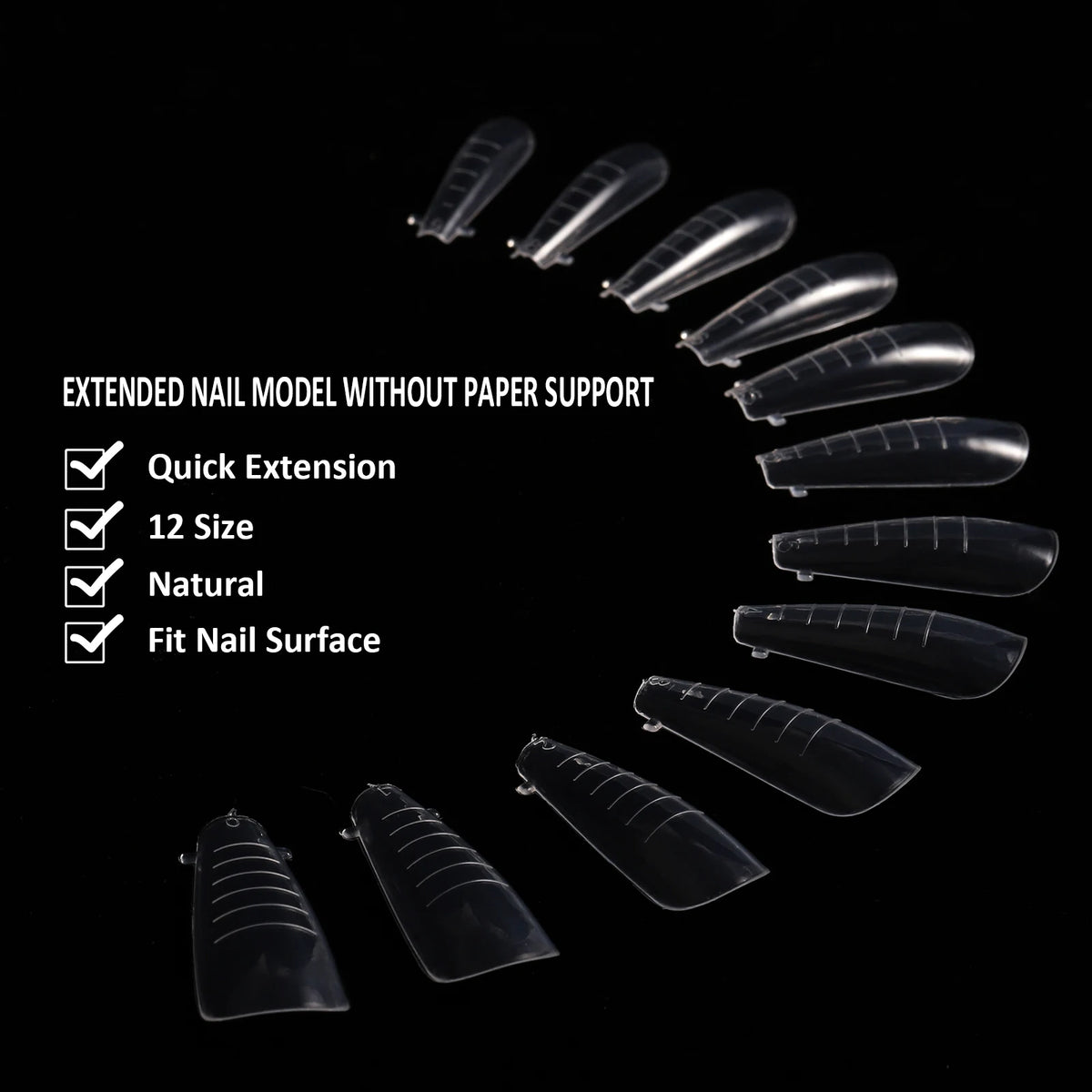 BNG Top Forms for Nails Dual Forms Nails Forms for Extension Full Cover Quick Building Gel Mold Tips Poly Nail Gel Mold