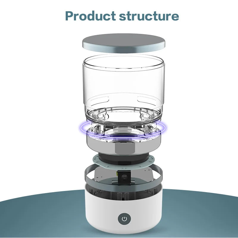 Professional Dental Pod 45KHz Deep Cleaning Machine Rechargeable Portable For Dentures Aligners Mouth Guard Jewelry Watch