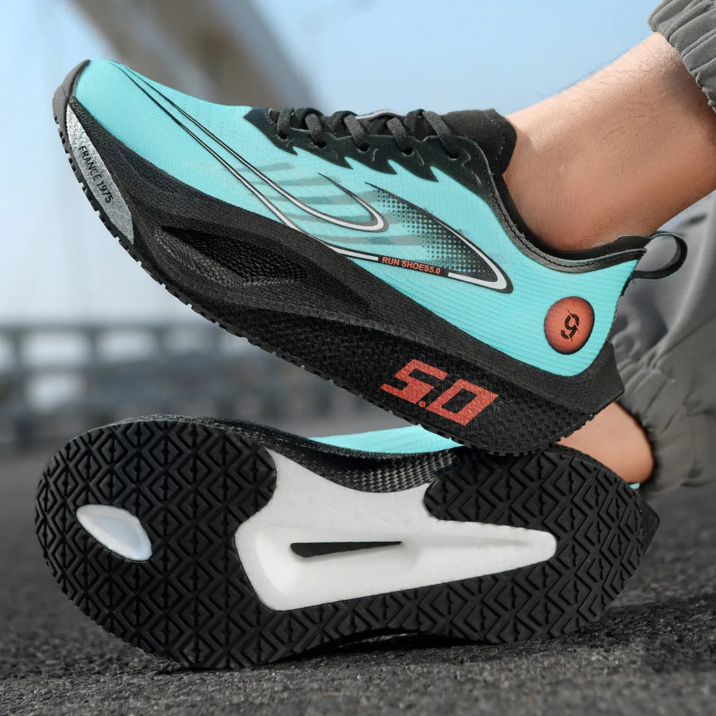 2026 Men's Ultra-Light Carbon Plate Speed Training with Trendy Sports Design EVA Insole for Autumn Season Casual Running Shoes