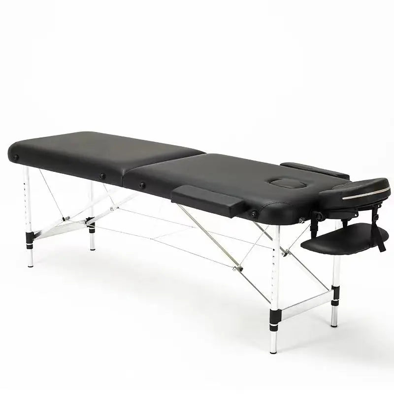 Beautiful Modern Metal Solid Adjustable Head Cosmetic Facial Bed with High-Density Sponge for Salon Beauty Care