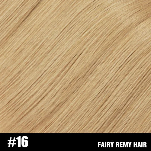 Fairy Remy Hair 20-22" Remy Keratin Flat Tip Human Hair Extensions Straight Capsules Natural Pre Bonded Hair 0.8g/Strand