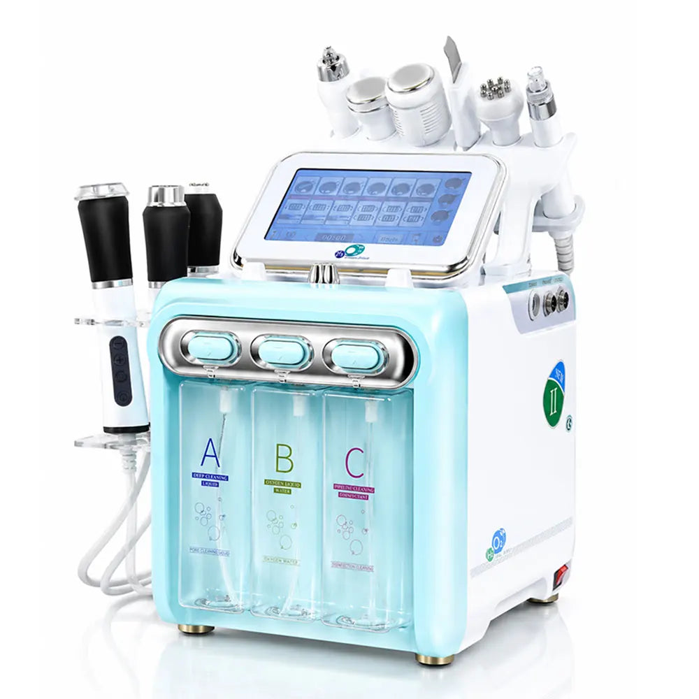 Multifunctional H2o2 Small Bubble Machine Hydra Skin Deep Cleaning Equipment Radio Frequency Face Lifting Device