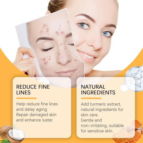 EELHOE Turmeric Essential Oil Hydrating And Repairing Facial Delicate Moisturizing Skin Care Essence