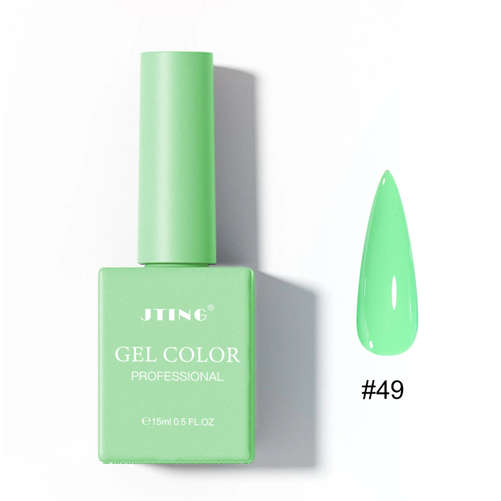 JTING Free Gift 66Colors Gel Nail Polish Collection Free Top Base Coat High Quality Pigment Salon Professional Gel Polish Set