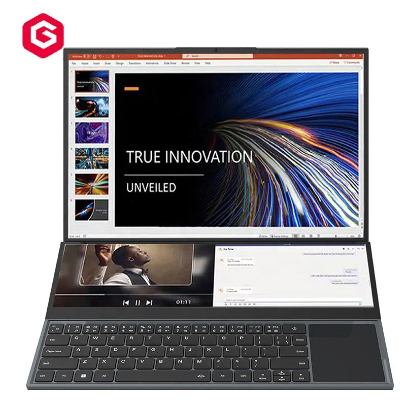 Core I7 16inch 1920x1200 IPS Touch Dual Screen Laptops Brand New DDR4 16GB SSD 256GB Business Cheap Notebook Pc