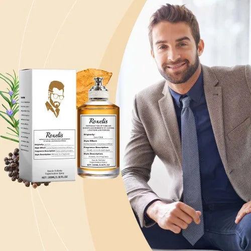 Roxelis Jazz Perfume Scent  Durable Light Smell Fresh Wood Exudes Male Charm Tobacco Fragrance