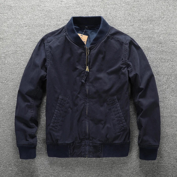 High Quality Men's  Flight Bomber Jacket Men's 2024 Top Quality Men Bomber Jacket Cotton Casual Camouflage Style