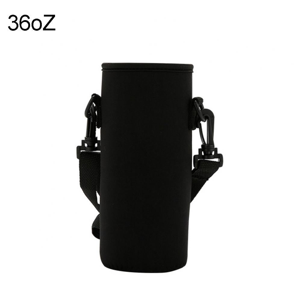 Portable Water Bottle Carrier Insulated Cup Cover Bag Holder Pouch with Strap Sports Bottle Covers