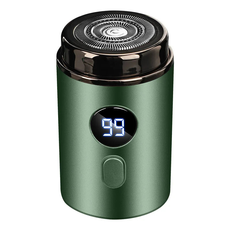 Lithium Battery Shaver USB Rechargeable Mini Portable Men Razor Facial Shaving Digital Display Long Battery Life Hygiene