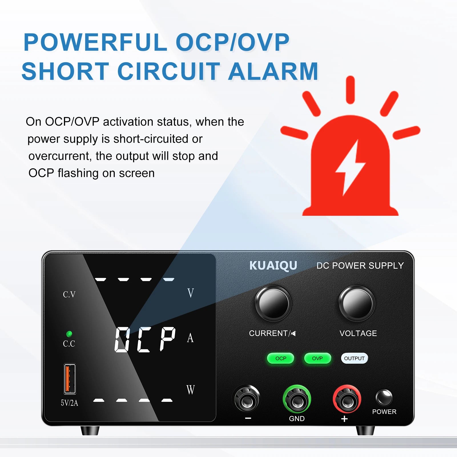 NICE POWER&KUAIQU SPPS-G605 60V 5A Adjustable DC Lab Power Supply Repair Voltage Regulator Battery Charger 24V 12V OCP OVP