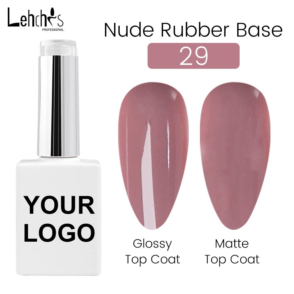Lehchis 15ml Nude UV Gel Nail Polish Soak off French Nail Camouflage Base Halal Certified for Salon Art Use Customizable Logo