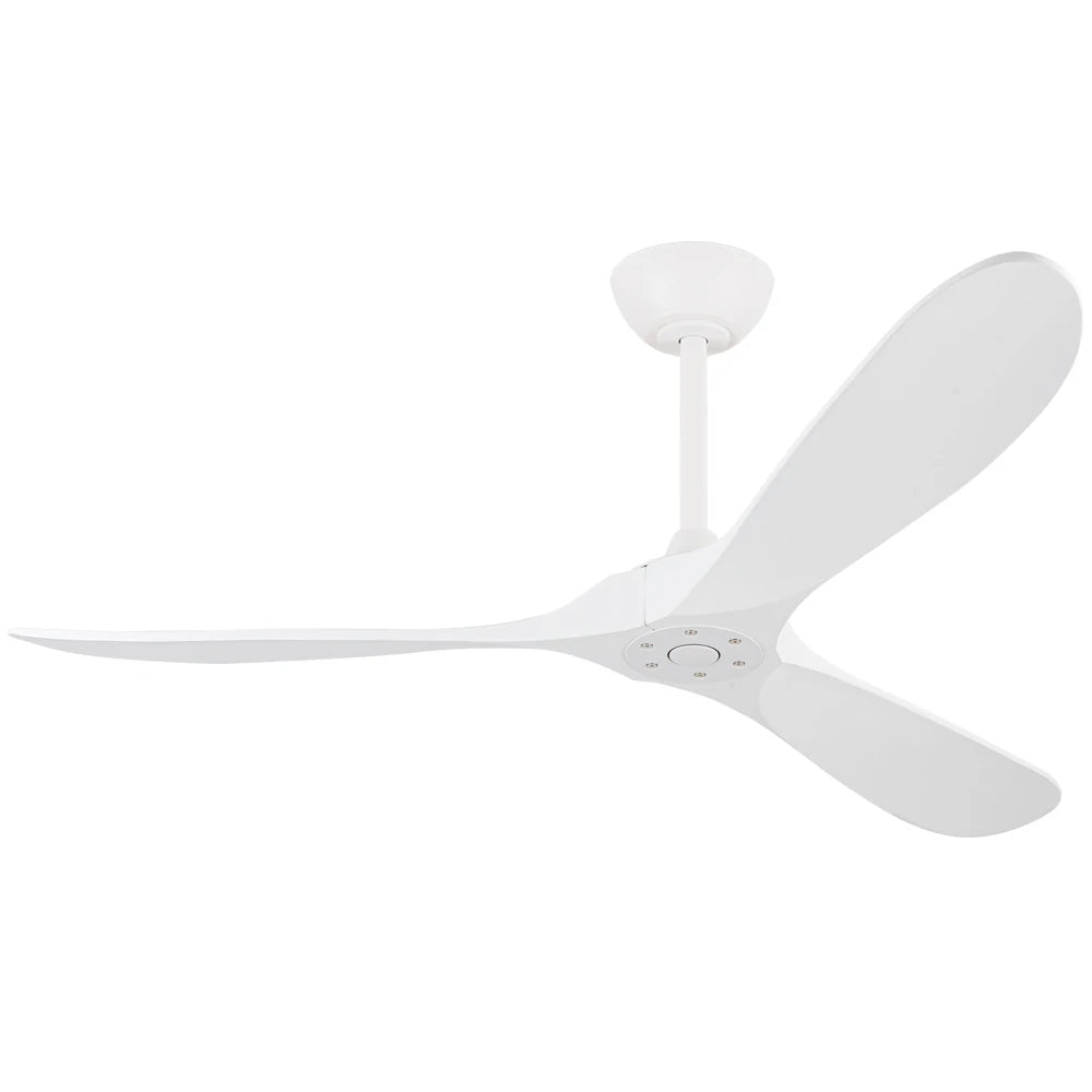 60 Inches Luxury Wooden Outdoor Patios Ceiling Fan - Modern Design, Energy-Efficient, Ultra-Quiet, No Light, USA Free Shipping
