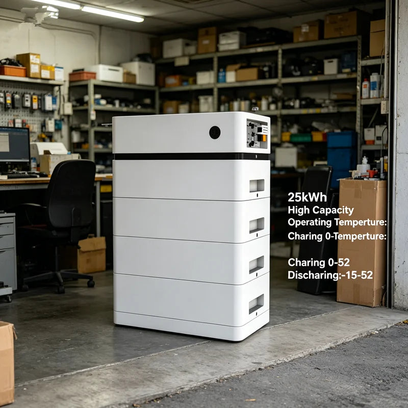 Stackable Energy Storage Cabinet 25kWh Modular BESS IP66 Outdoor