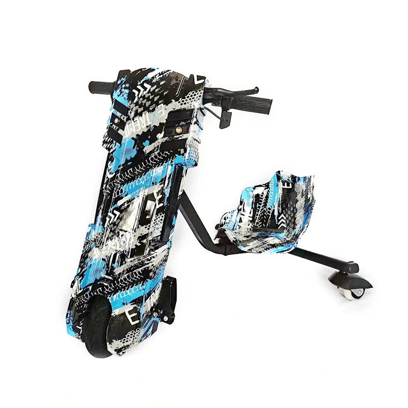 XFY Factory Price Kids 3 Wheel Electric Drift Trike Scooter 350w 6.5 / 8.5 INCH Electric Drift Trike 3 Speed Adjustment
