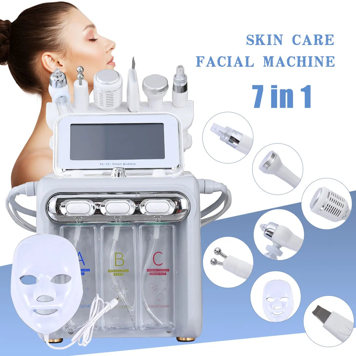 Salon Beauty Equipment Skin Hydra Skin Facial Dermabrasion Hydrofacial  H2o2 Deep Clean Hydrodermabrasion Machine