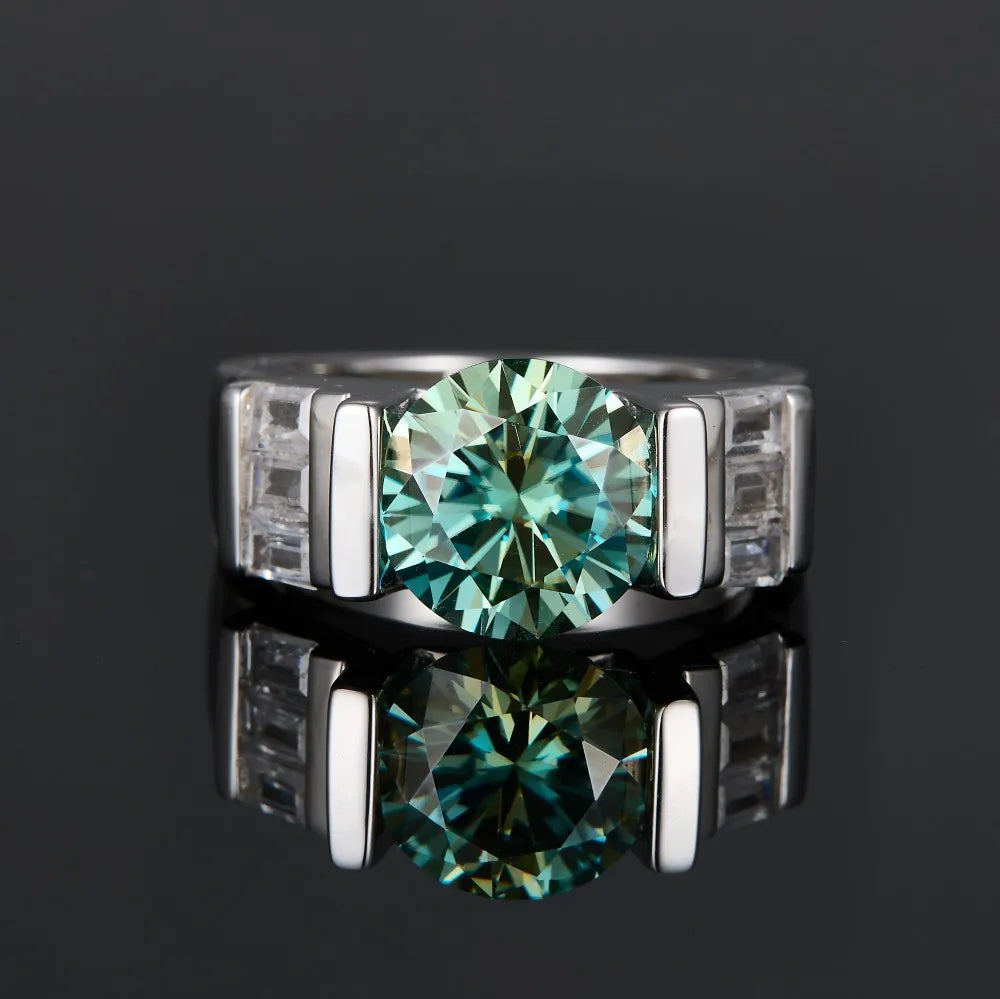 Luxury Premium S925 Sterling Silver Men's Ring Wedding Proposal Luxury Jewelry Simple Rings for Girls