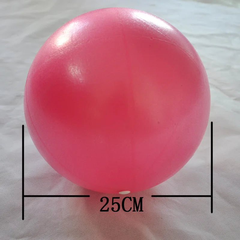 Eco-Friendly 25cm PVC Yoga Ball for Workout Exercise Pilates Balance Fitness Training