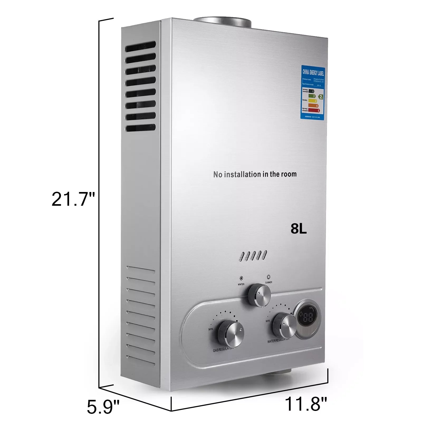 Good Quality Wall 12-16L Mounted Natural Gas Tankless Natural Gas Water Heater /boiler