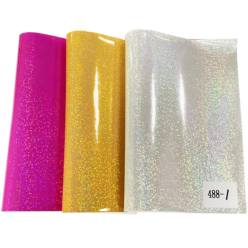 PU Synthetic Leather Babysbreath Film Smooth Pu Leather  in Roll  for Making Bags and Shoes