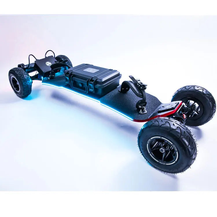 4000W Dual-Drive Aluminum Alloy Electric Scooter with Sensor 300kg Payload and CNC Wheel Hub for Heavy-Duty Off-Road Use