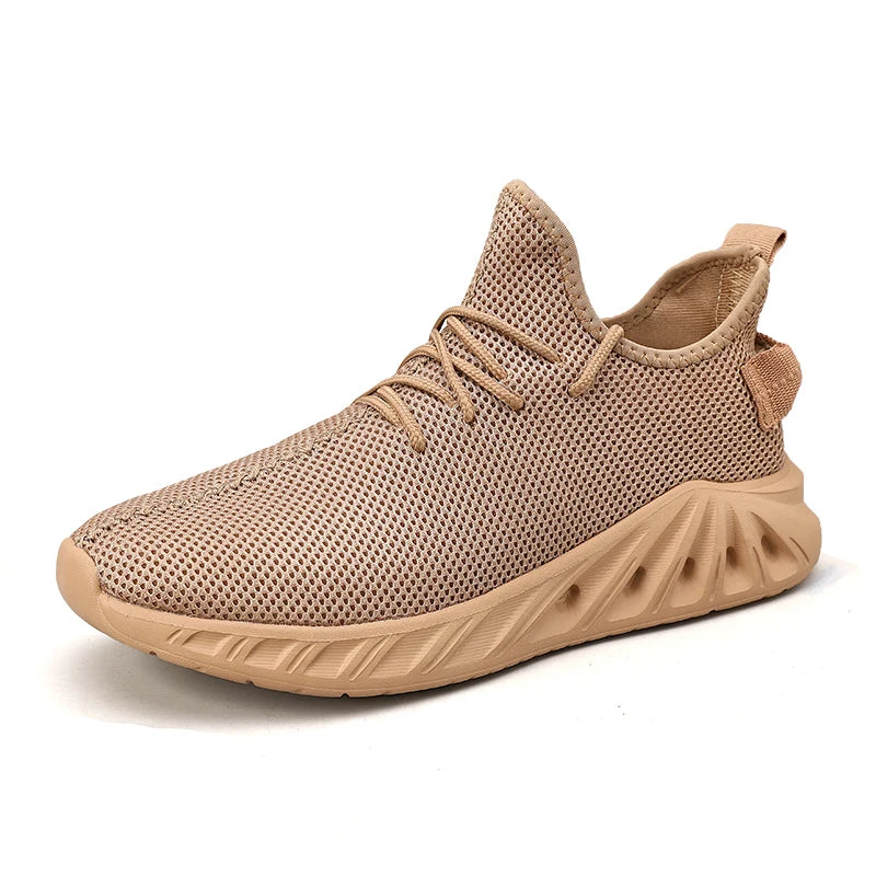 Men's Road Running Minimal Shoes Jogger Jogging Sneakers Track Trail Stretch Fabric Air Mesh Athletic Low-top Sport Light-weight
