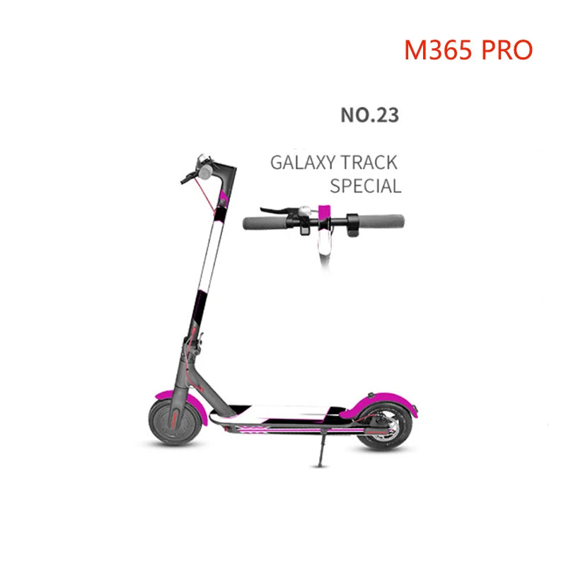 Electric Scooter Full Body PVC Sticker DIY Skateboard Sticker Scooter Pedal Stickers Decal For Xiaomi M365/PRO