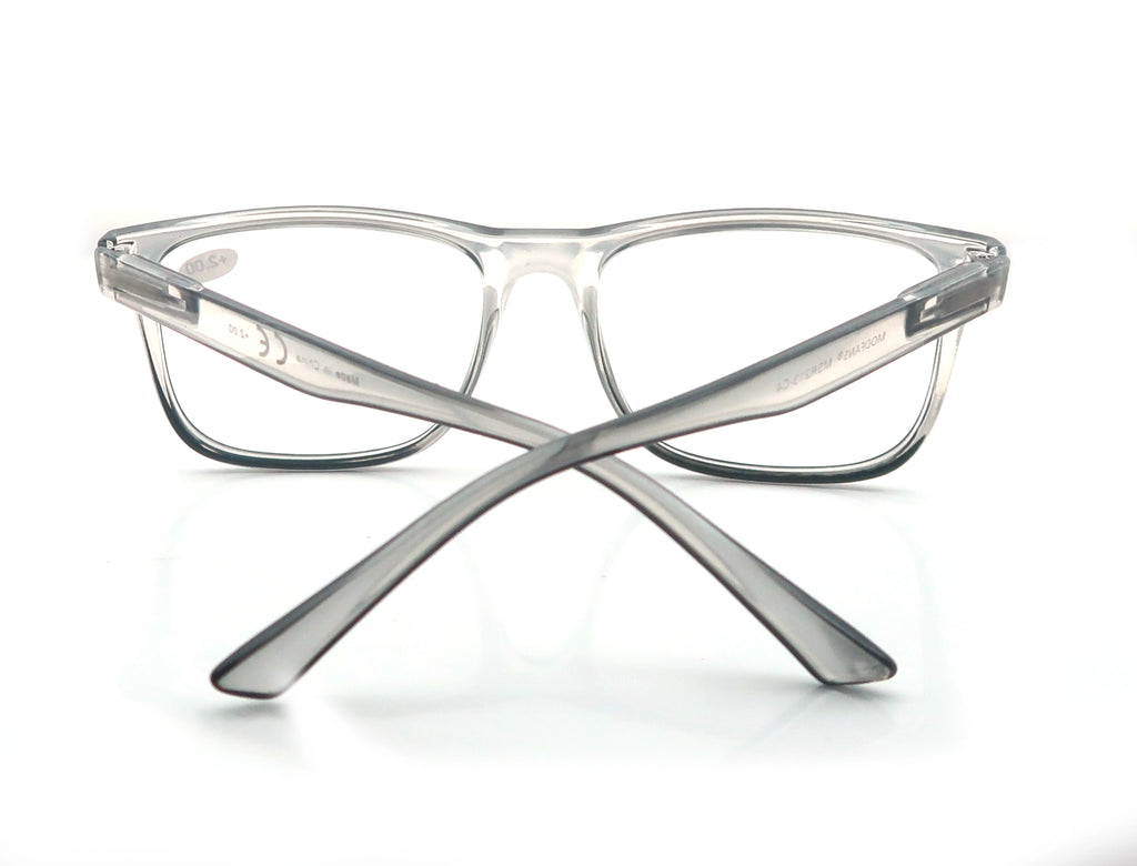 Oversized Reading Glasses Men Big Head Readers Women XL Eyeglasses Wide Square Large Read Glasses With Spring Hinge Clear Vision
