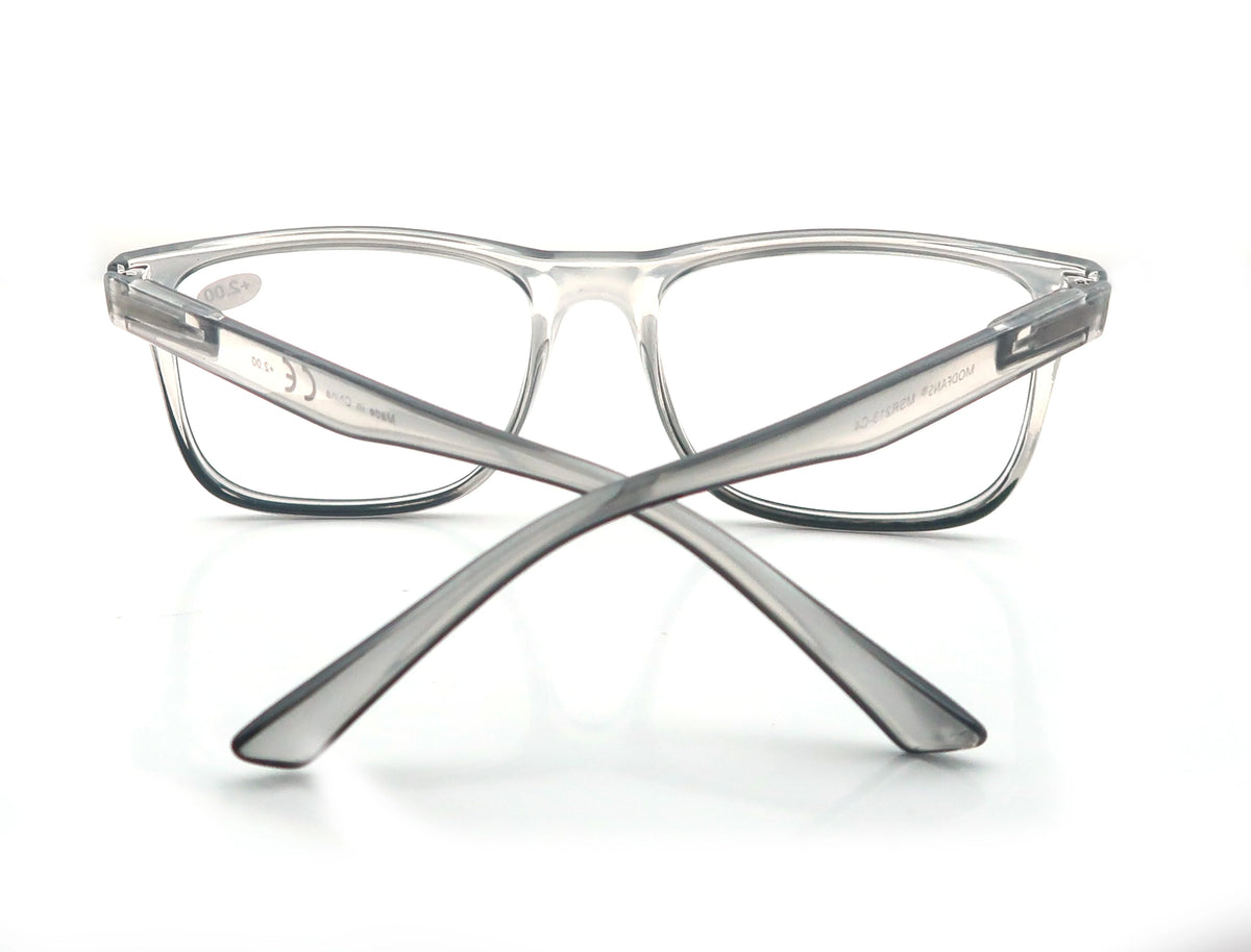 Oversized Reading Glasses Men Big Head Readers Women XL Eyeglasses Wide Square Large Read Glasses With Spring Hinge Clear Vision