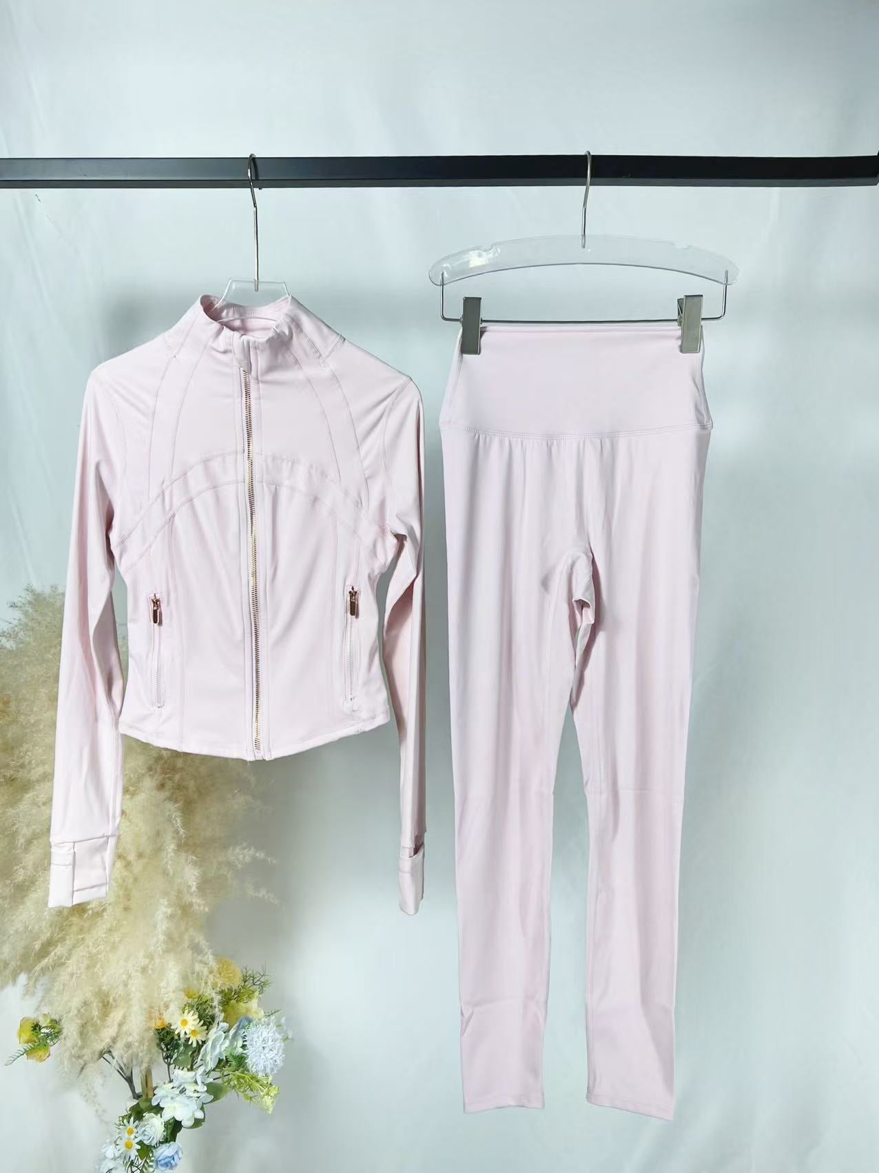 New Gold Label Stand-Up Collar Short Jacket Suit Sports Yoga Wear Slimming Sports Jacket Women's Lulu Swai