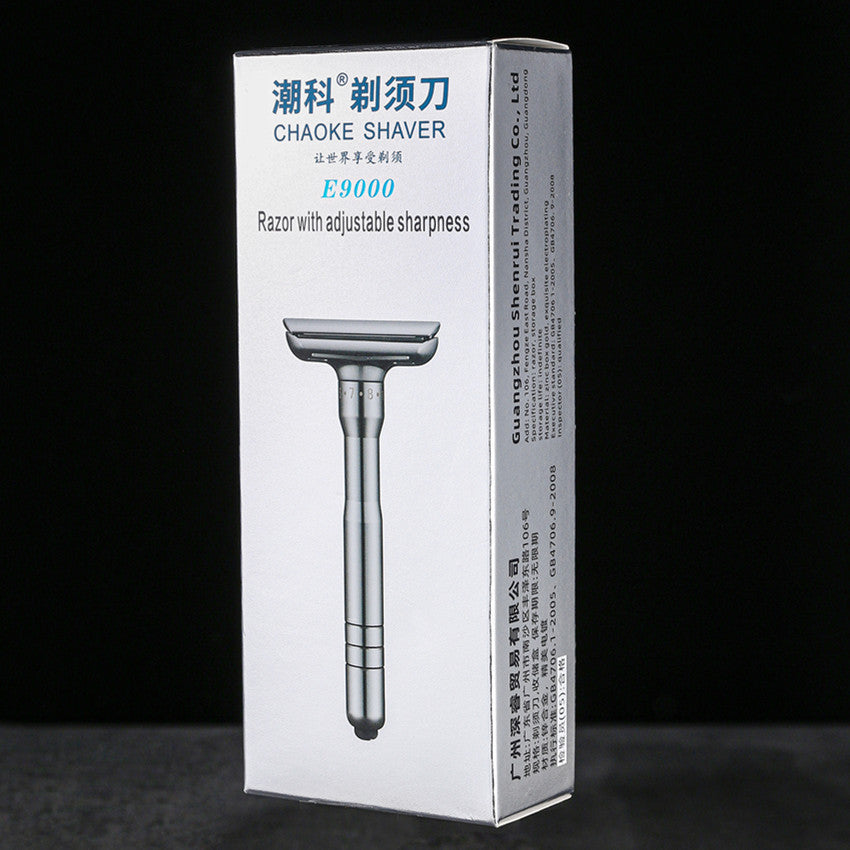 Chaoke 8-speed sharpness manual razor old-fashioned razor men's double-sided stainless steel blade beard knife