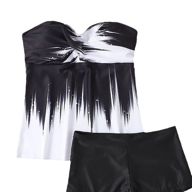 2026 New Beach Dress Bikini Two-Piece Set for Women, Cross-Border Amazon Sexy Vacation Hot Spring European and American Swimwear