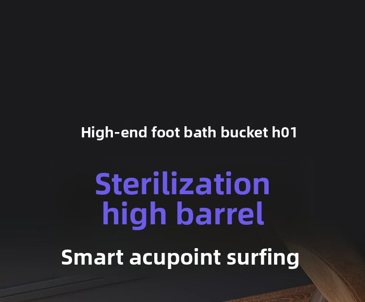 Electric Foot Bath Bucket Vibration Sterilization Foot Spa Bubbles Footbath Machine for Relieve Pressure Relaxation Foot Massage