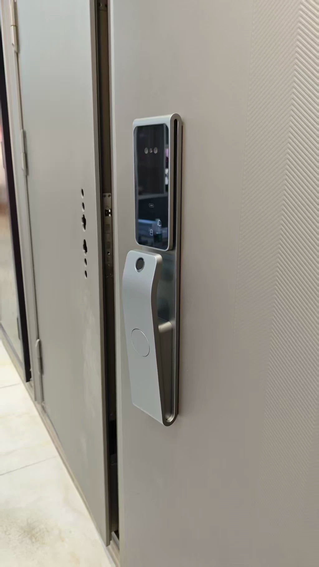 2026 New Tuya 3D Face Palm Recognition Smart Lock Durable Electronic Lock Waterproof Digital Lock Suitable for Europe, Israel
