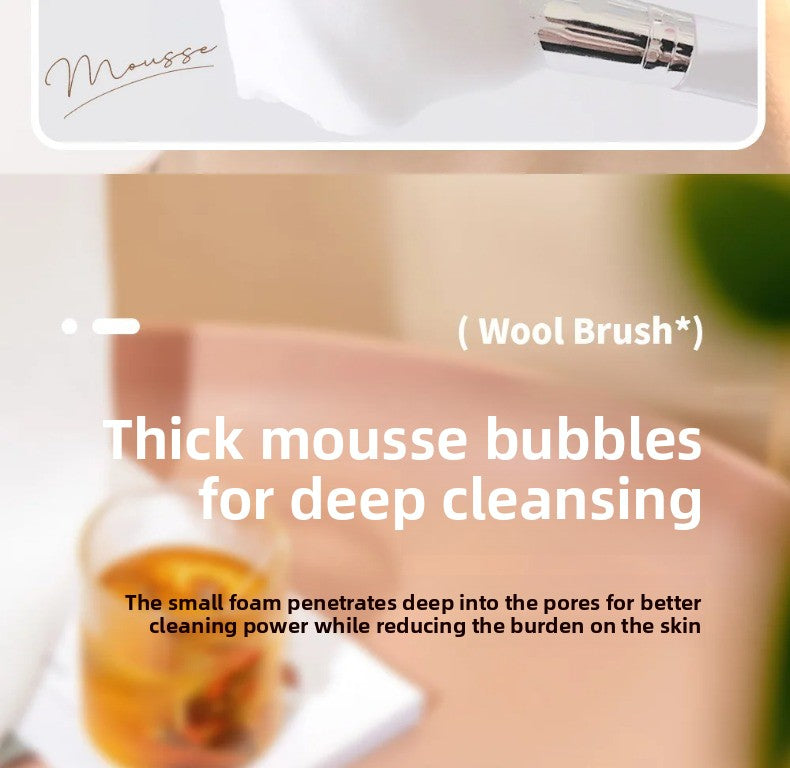Facial Cleanser Brush Soft Face Massage Fan Wash Brush Pore Cleanning Exfoliating Beauty Face Mask Brush Portable Skin Care Tool