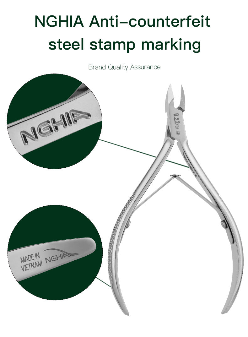 Professional D-22 Nail Nipper Cuticle Cutter Vietnam Nghia