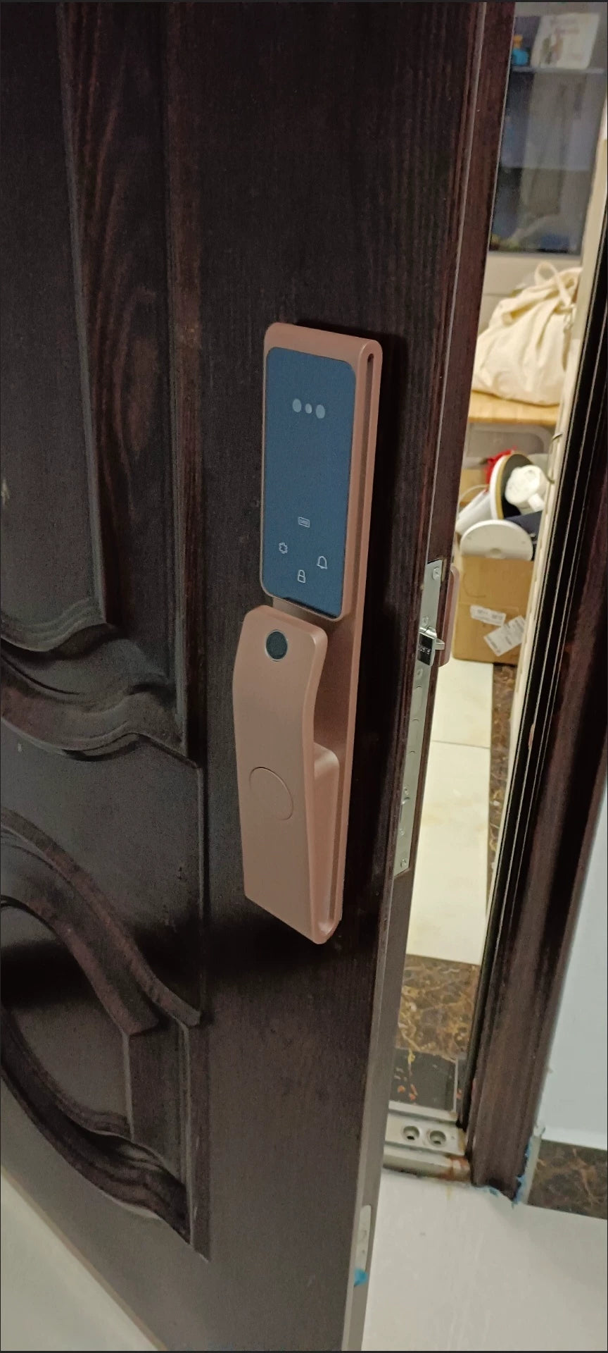 2026 New Tuya 3D Face Palm Recognition Smart Lock Durable Electronic Lock Waterproof Digital Lock Suitable for Europe, Israel