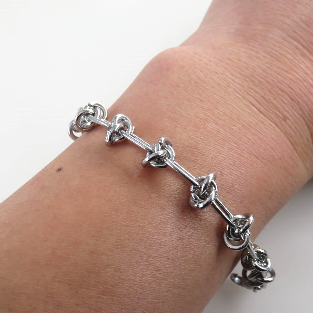 Stainless steel special-shaped chain handmade thorns knot chain men's personality hip-hop trendy jewelry chain for foreign trade