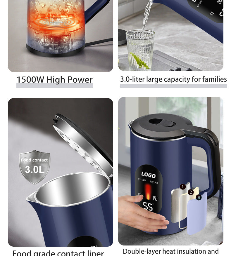Electric Kettle Thermal Insulation Kettle Automatic Power-Of