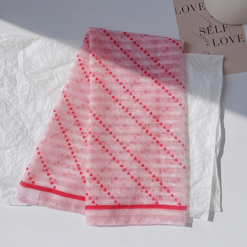 Upgraded Japanese cotton and linen square scarf 58x58 breathable all-match pastoral style floral photo matching scarf headscarf for women