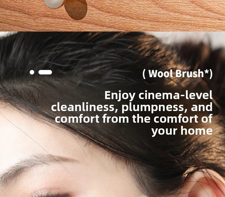 Facial Cleanser Brush Soft Face Massage Fan Wash Brush Pore Cleanning Exfoliating Beauty Face Mask Brush Portable Skin Care Tool
