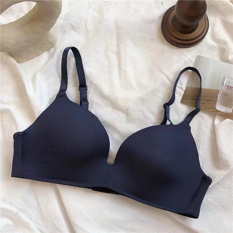 Light and thin clothing bra gathered on the support of foreign trade cross-border milk collection anti-sagging manufacturers direct supply running wholesale women's underwear