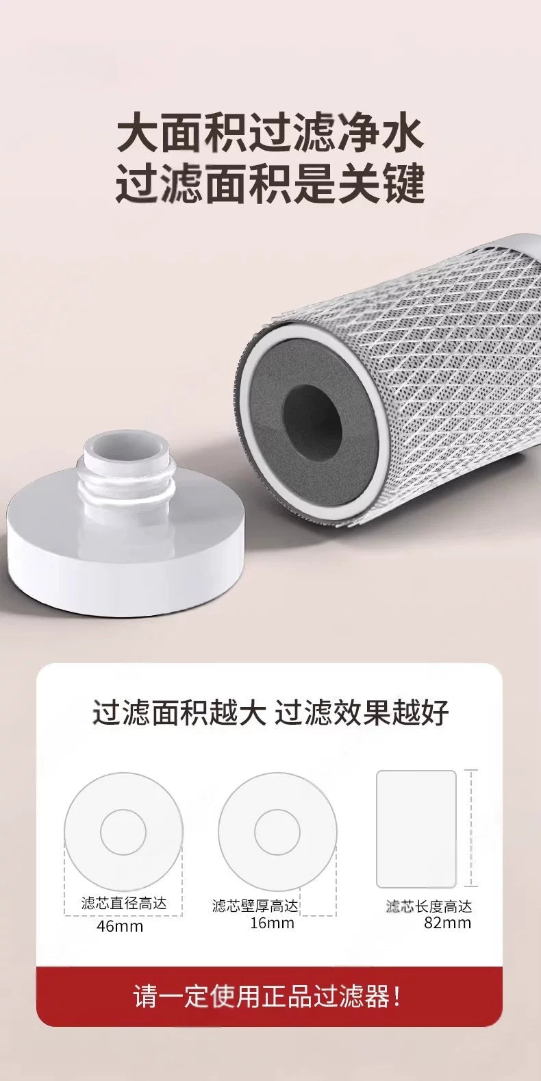 Widely Use Household Water Purifier for Water Heater Faucet  Soften Hard Water Shower Head Filter Wash Machine Pre-filter