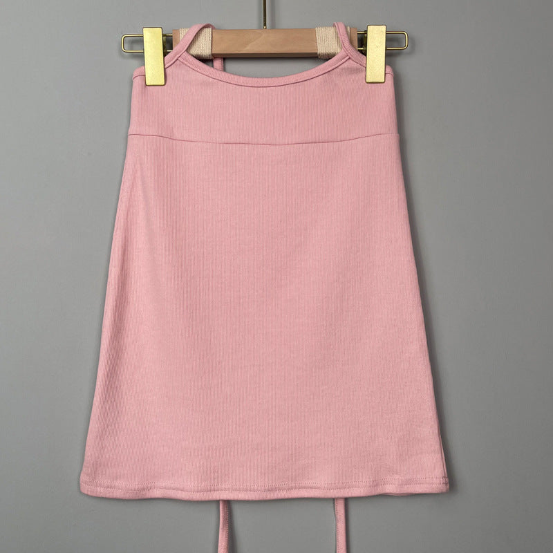 South Korea Dongdaemun New Shine Figure ~ Sexy Feminine Neck Bag Hip Outer Strap Skirt Korean Style
